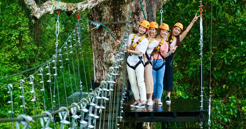 Zipline in Cambodia