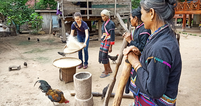Visits to traditional Hmong villages