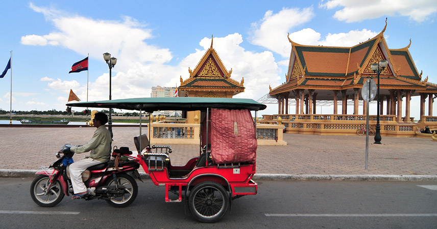 Tuk-tuk - a symbol of Cambodia Travel