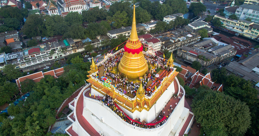 Wat Saket is one of Bangkok’s most spiritually significant temples
