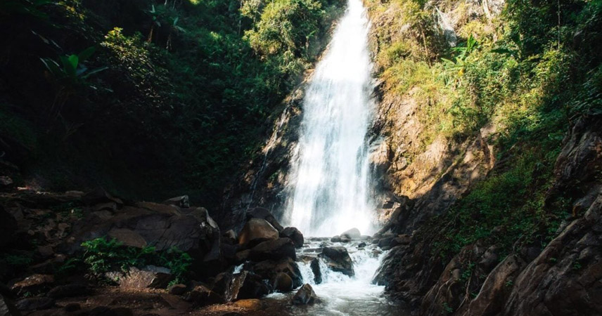 Khun Korn Waterfall is the tallest waterfall in Chiang Rai