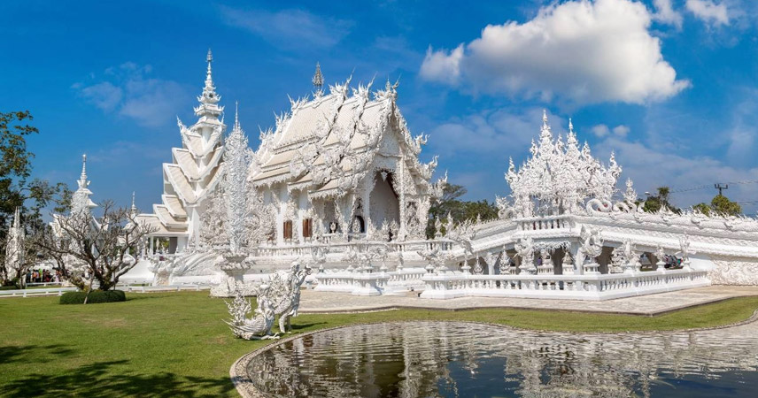 Wat Rong Khun (White Temple) in Chiang Rai