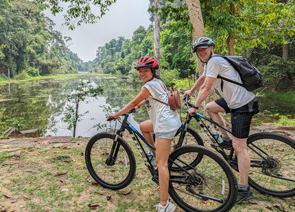 explore Angkor by bicycle