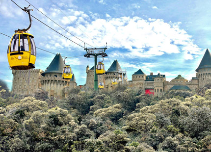 cable car to Ba Na Hills