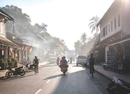 Explore the Luang Prabang streets