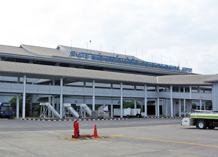 Wattay International Airport in Vientiane