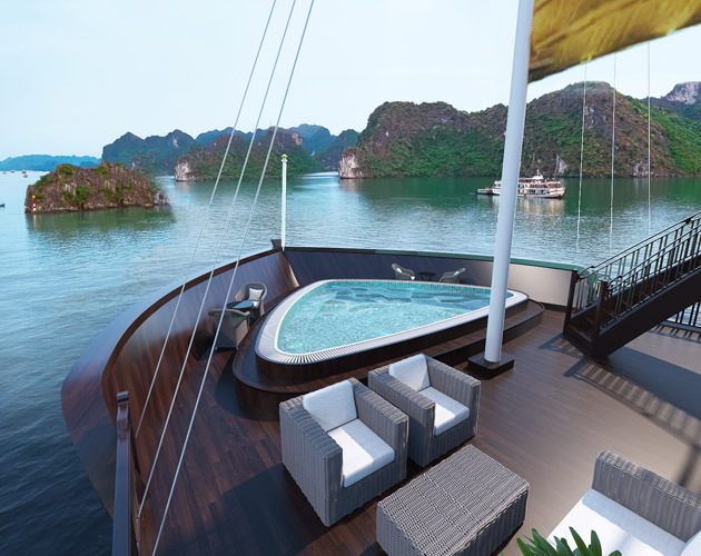 Explore Halong & Lan Ha Bay on Majesty Prime Cruise
